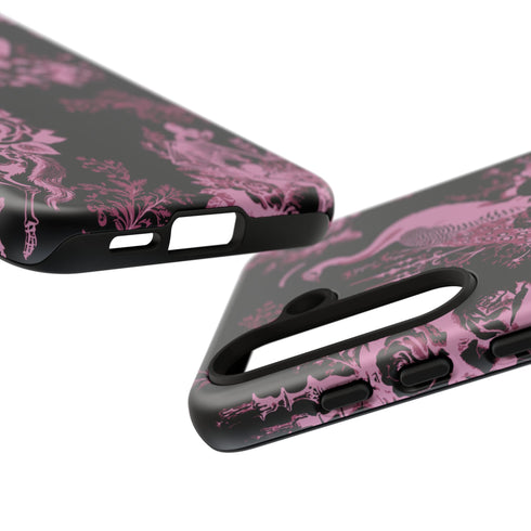 Gothic Peacock Toile Phone Case